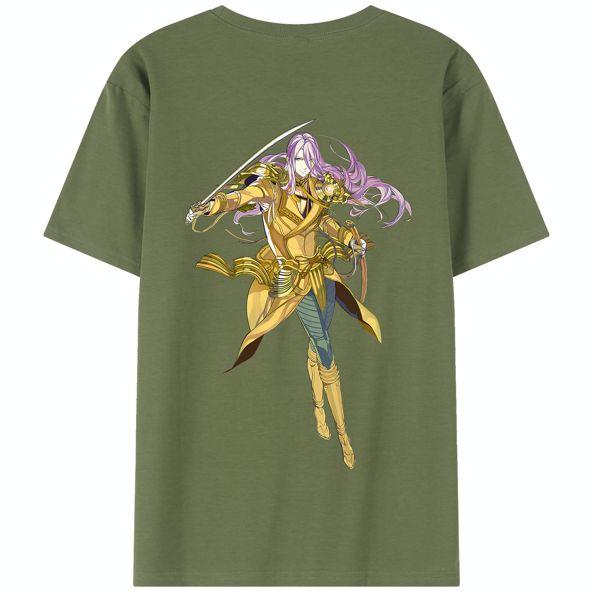 （画像用） 刀剣乱舞 Touken Ranbu 綿100％半袖Tシャツ（背面プリント）